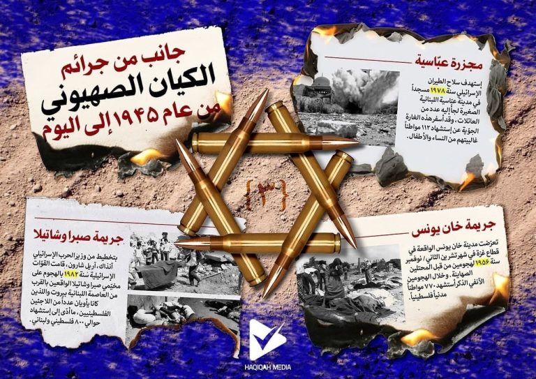 جرائم الکیان الصهيوني