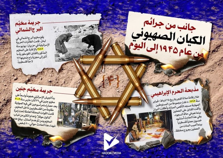 جرائم الکیان الصیوني