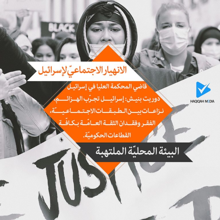 الانهيار الاجتماعي لإسرائيل