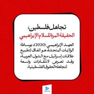 الحقيقة المرة للسلام الإبراهيمي