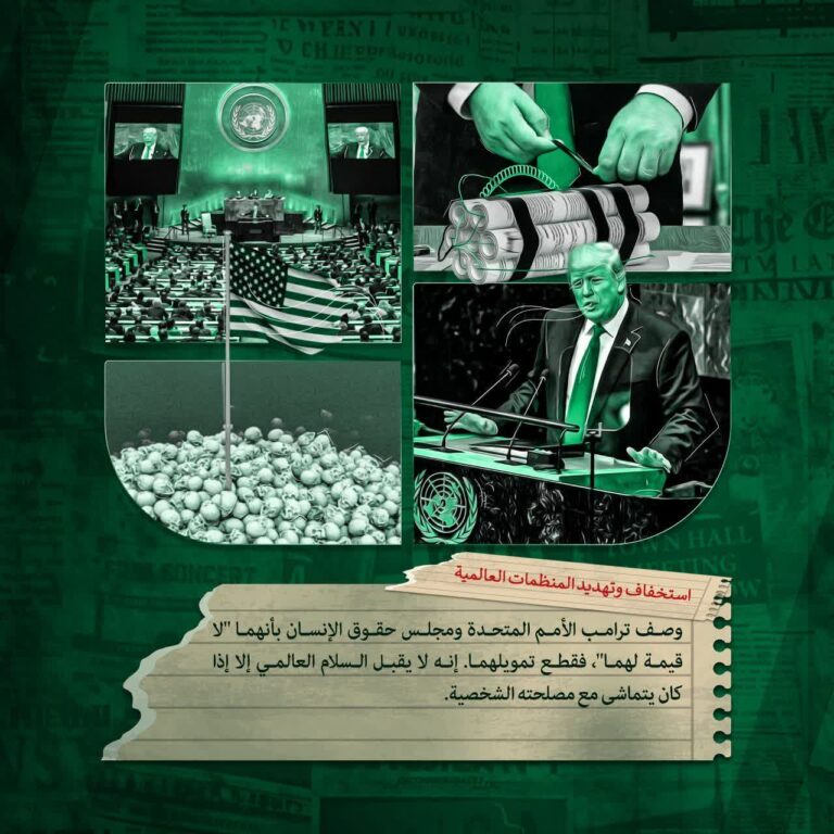 استخفاف و تهديد المنظمات العالمية