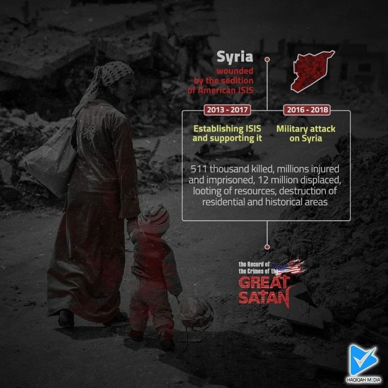 Syria wounded by the sedition of American ISIS