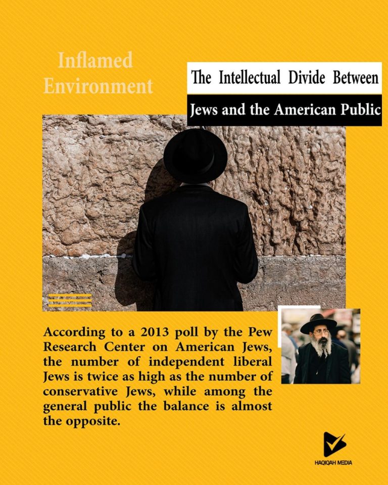 The intellectual divide between Jews and the American public