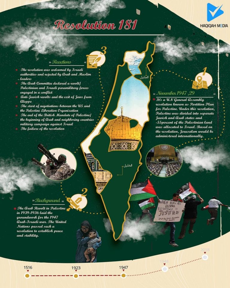 Palestine History and Geography Infographic