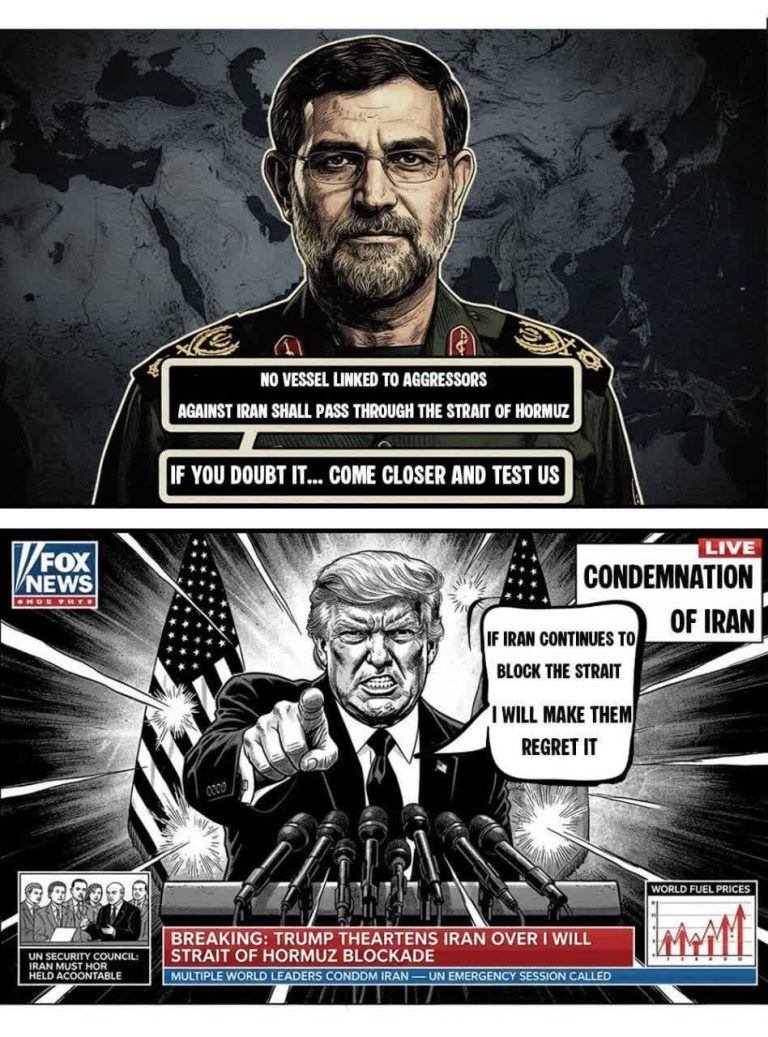BREAKING: TPUMP THEARTENS IRAN OVER I WILL STRAIT OF HORMUZ BLOCKADE