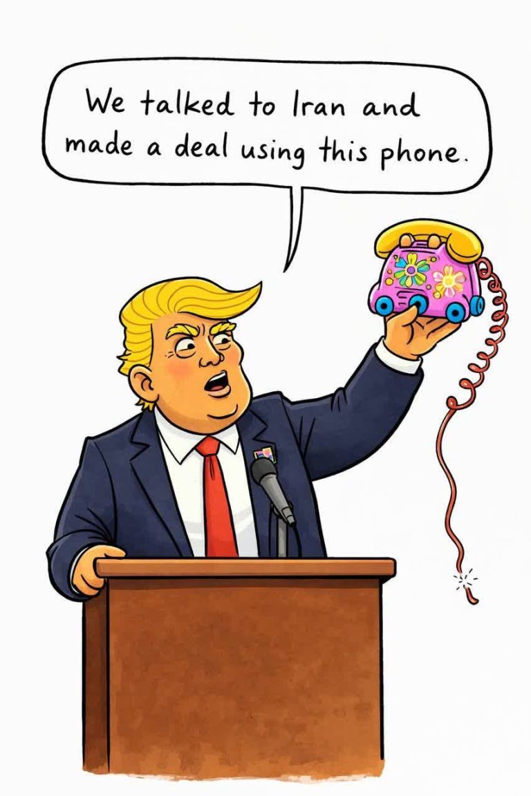 We talked to Iran and made a deal using this phone.