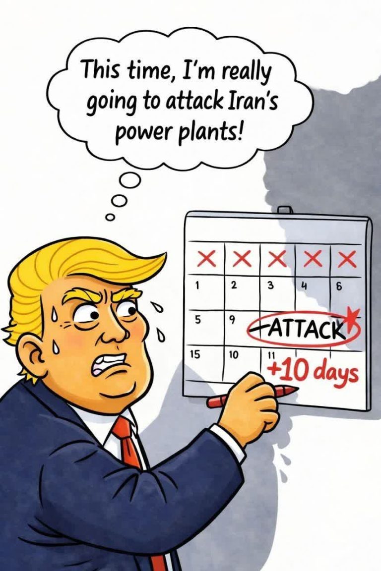 This time, I'm really going to attack Iran's power plants !