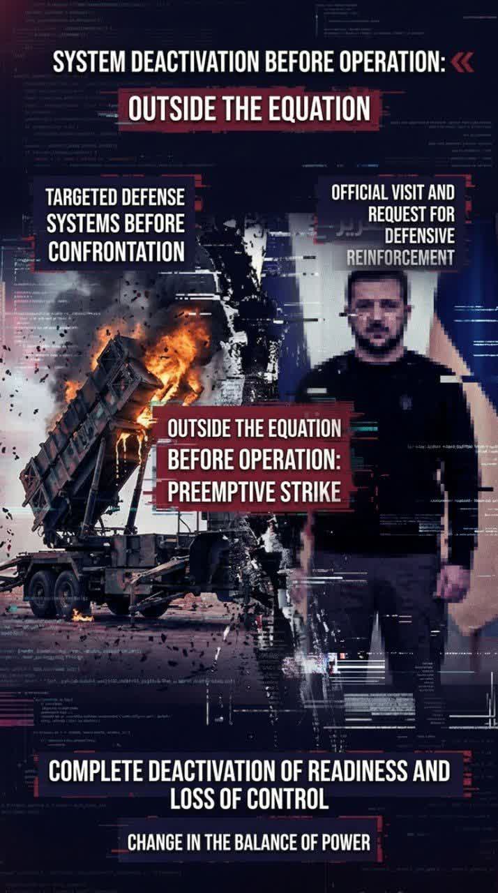 Before activation... the Revolutionary Guard destroys Zelensky's defenses in the UAE
