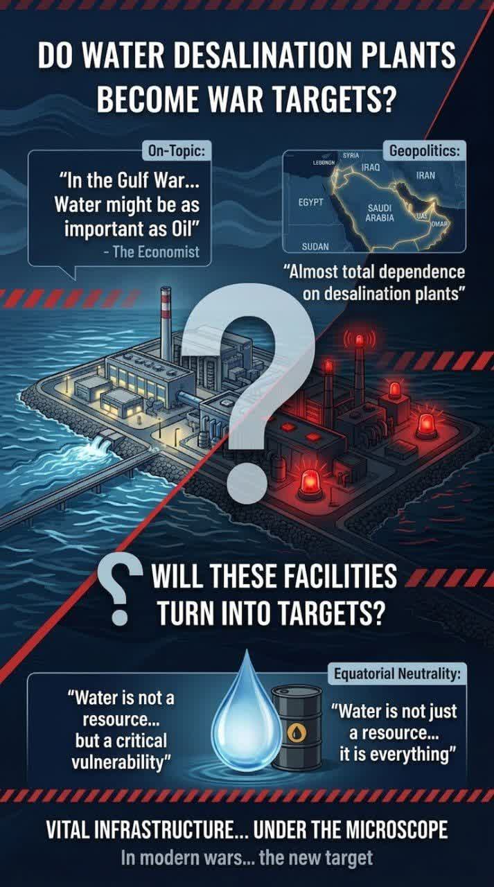 Do water desalination plants become war targets?