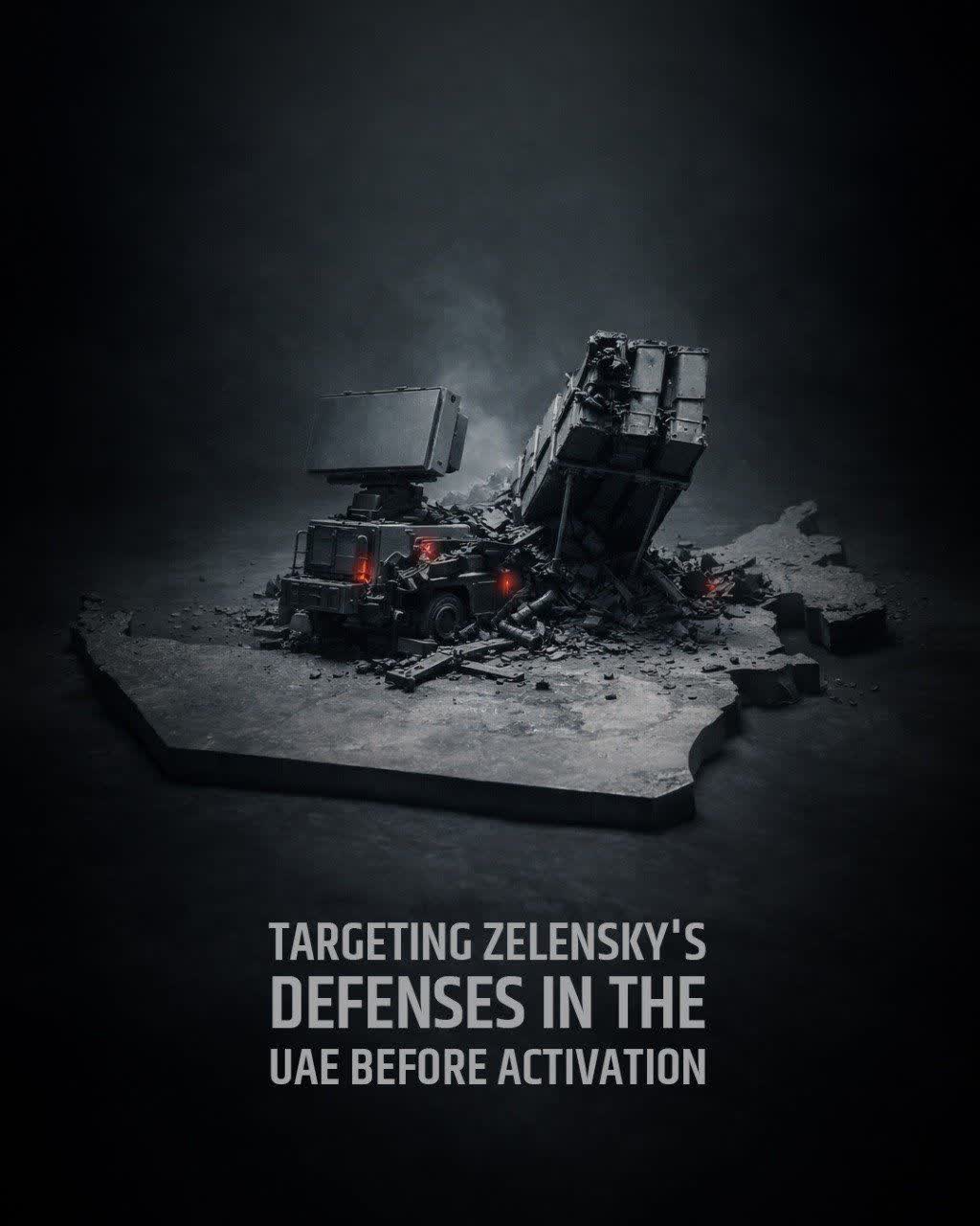 Targeting Zelensky's Defenses in the UAE Before Activation