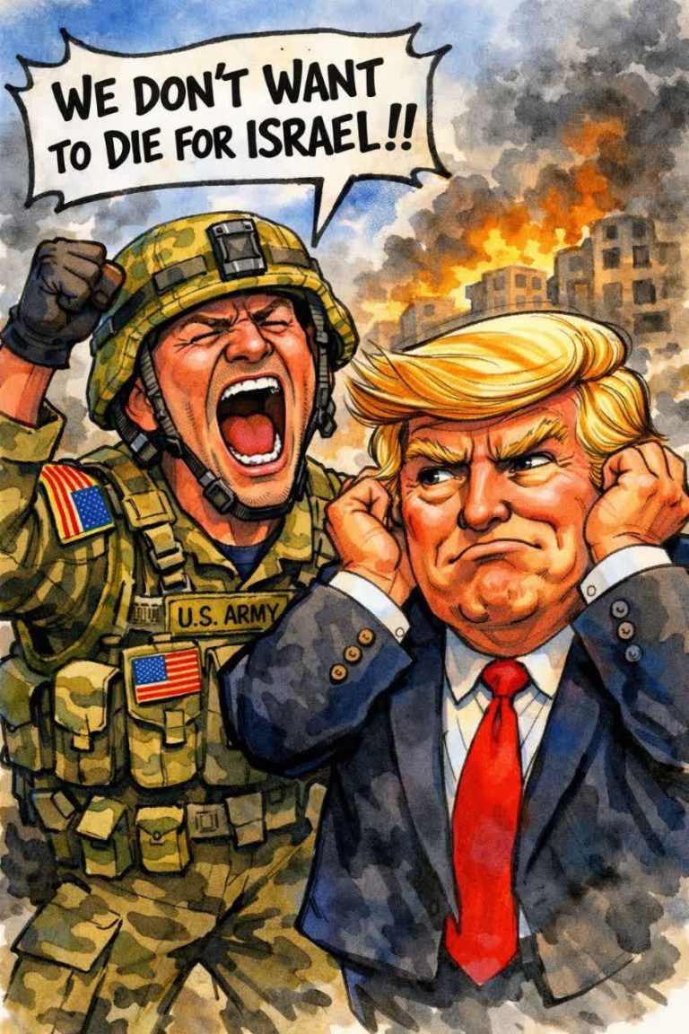 We DON'T WANT TO DIE FOR ISRAEL!!