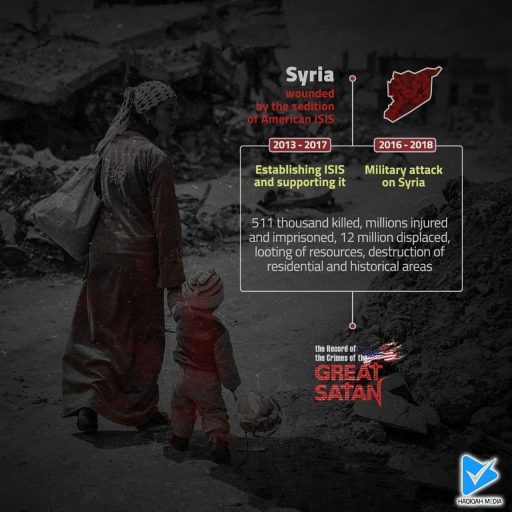 Syria wounded by the sedition of American ISIS