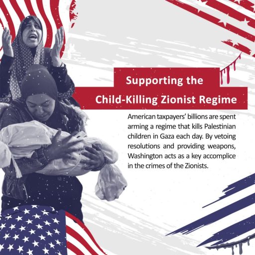 Supporting Child-Killing Zionist Regime