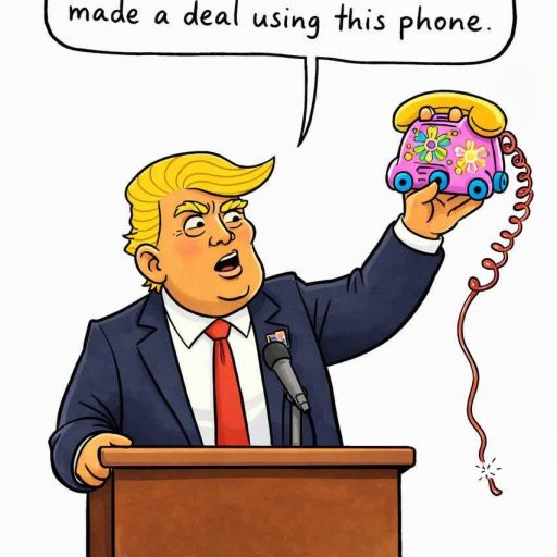 We talked to Iran and made a deal using this phone.