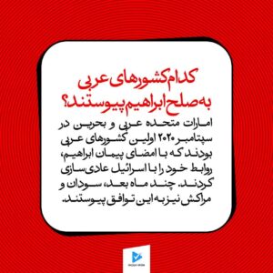 کدام کشورهای عربی به صلح ابراهیم پیوستند؟