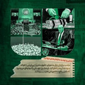 تحقیر و تهدید سازمان های جهانی