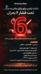 شتاب ترامپ برای پایان دادن به جنگ... تحت فشار ۶ بحران