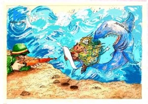 سربازان آمریکایی گرفتار در خلیج فارس