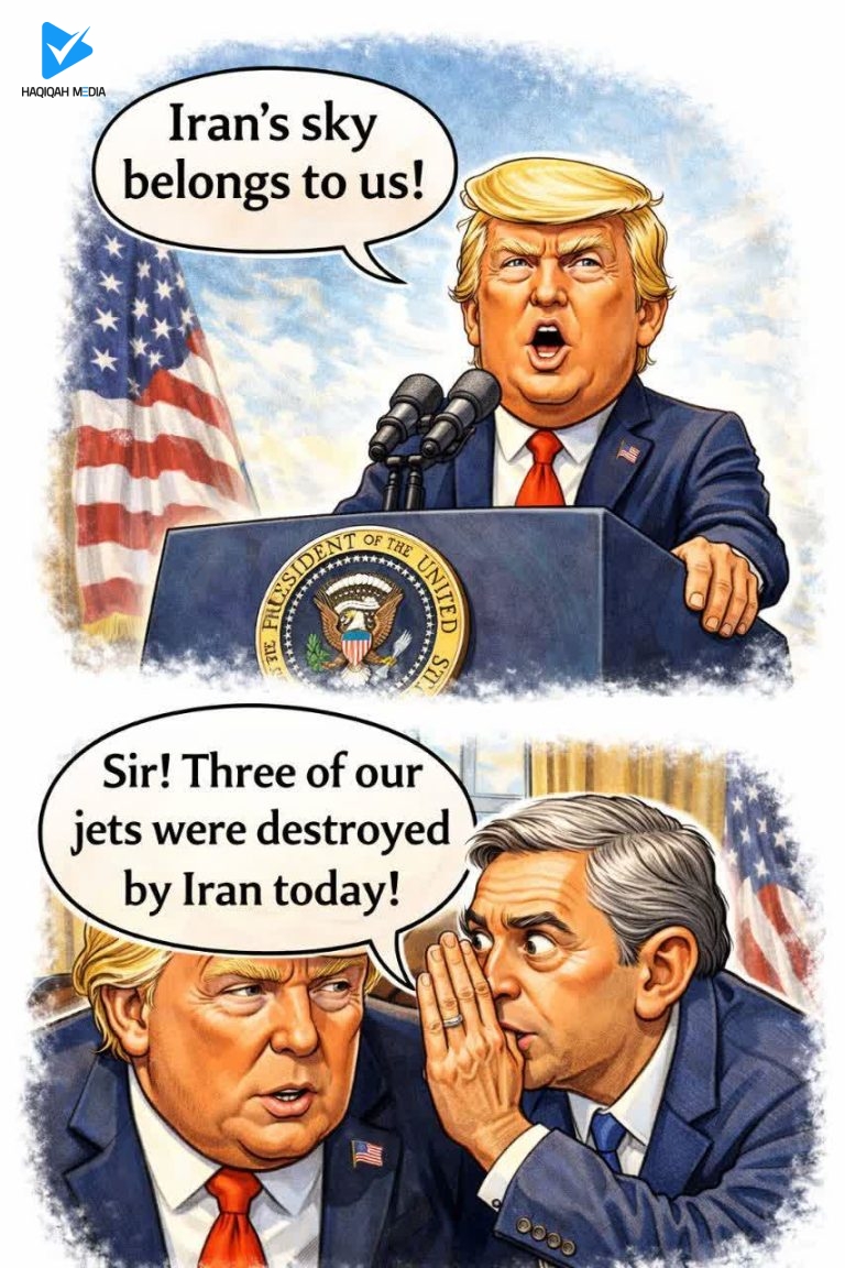 ترامپ: اسمان ایران در اختیار ماست