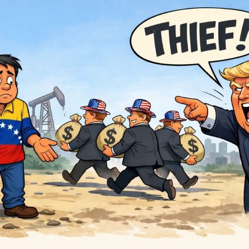 ونزوئلا ایستاده، دست‌هایش خالی