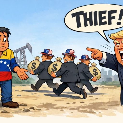 ونزوئلا ایستاده، دست‌هایش خالی