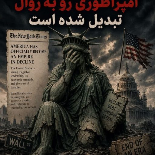نیویورک تایمز: آمریکا رسما به یک امپراطوری رو به زوال تبدیل شده است.