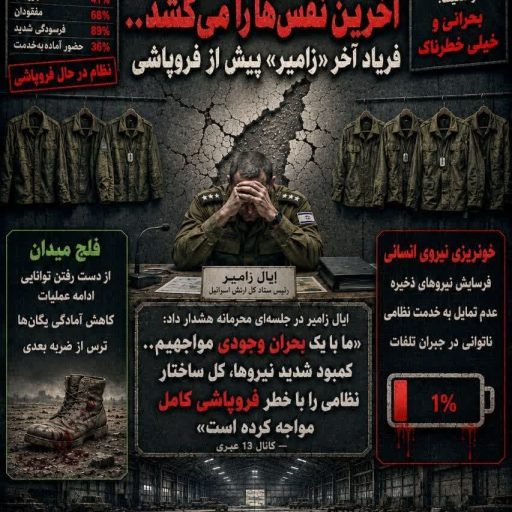 ارتش اشغالگر آخرین نفس ها را می کشد.... فریاد آخر زامیر پیش از فروپاشی