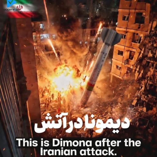 دیمونا در آتش
