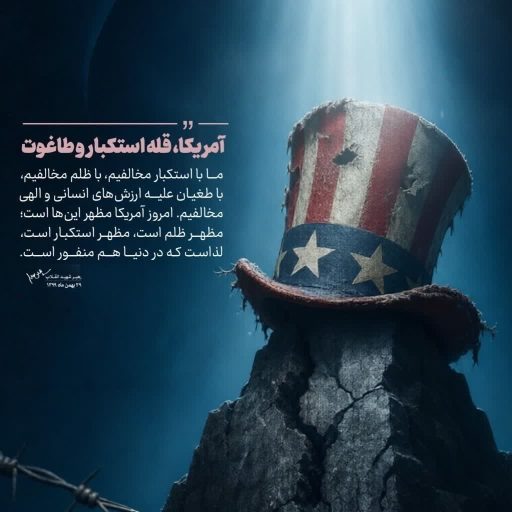 آمریکا، قله استکبار و طاغوت